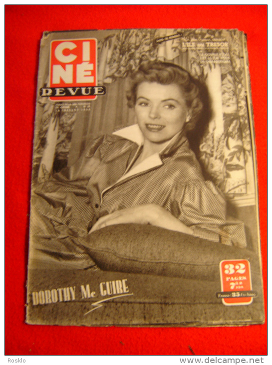 REVUE / CINE REVUE / N° 28  DE 1950 / DOROTHY MAC GUIRE - Riviste