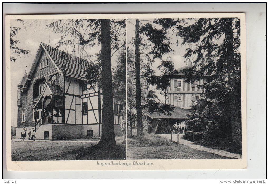 5226 REICHSHOF - TILLKAUSEN, Jugendherberge Blockhaus, Landpost-Stempel "5961 Tillkausen" - Gummersbach