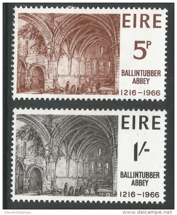 Ireland. 1966 750th Anniv Of Ballintubber Abbey. MH Complete Set - Unused Stamps