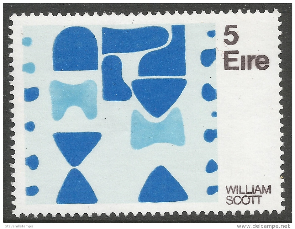 Ireland. 1973 Contemporary Irish Art (5th Series). "Berlin Blues II" W Scott. 5p MNH - Unused Stamps