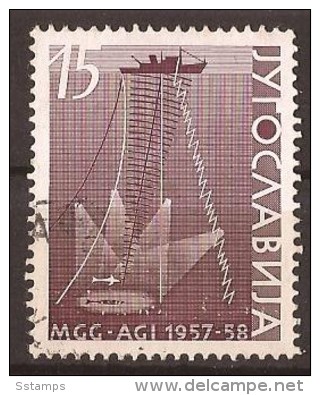 1958 X 869  JUGOSLAVIJA GEOPHYSIKA USED FAUNA NAVI - Used Stamps