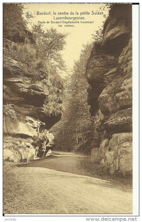 Berdof, Le  Centre  De  La  Petite  Suisse  Luxembourgeoise.   (2 Scans) - Berdorf