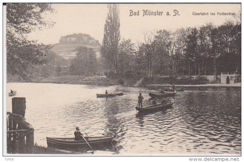Bad Munster Am Stein 1910 überfahrt Im Huttental - Bad Muenster A. Stein - Ebernburg