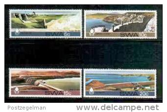 SOUTH WEST AFRICA 1980,  Mint Never Hinged Stamp(s), Dams,  Nr(s) 496-499 - Namibia (1990- ...)