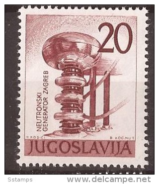 1960 X 927-29   JUGOSLAVIJA  ENERGIA  Atomic Physics  Neutron Generator CROAZIA ZAGREB    MNH - Neufs