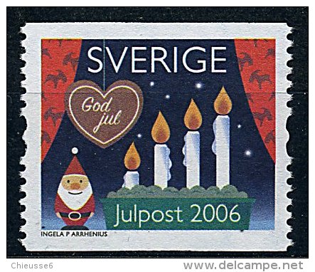 Suède** N° 2542- Noël - Unused Stamps