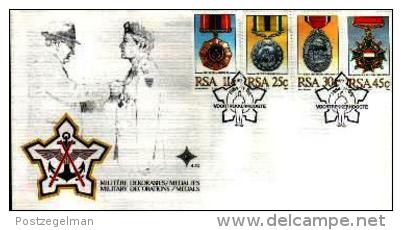 REPUBLIC OF SOUTH AFRICA, 1984, Military Medals, First Day Cover 4.10 - Covers & Documents