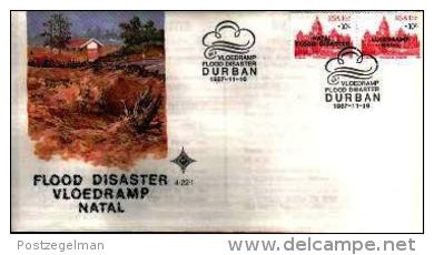 REPUBLIC OF SOUTH AFRICA, 1987, Flood Disaster,  First Day Cover 4.22.1 - Covers & Documents