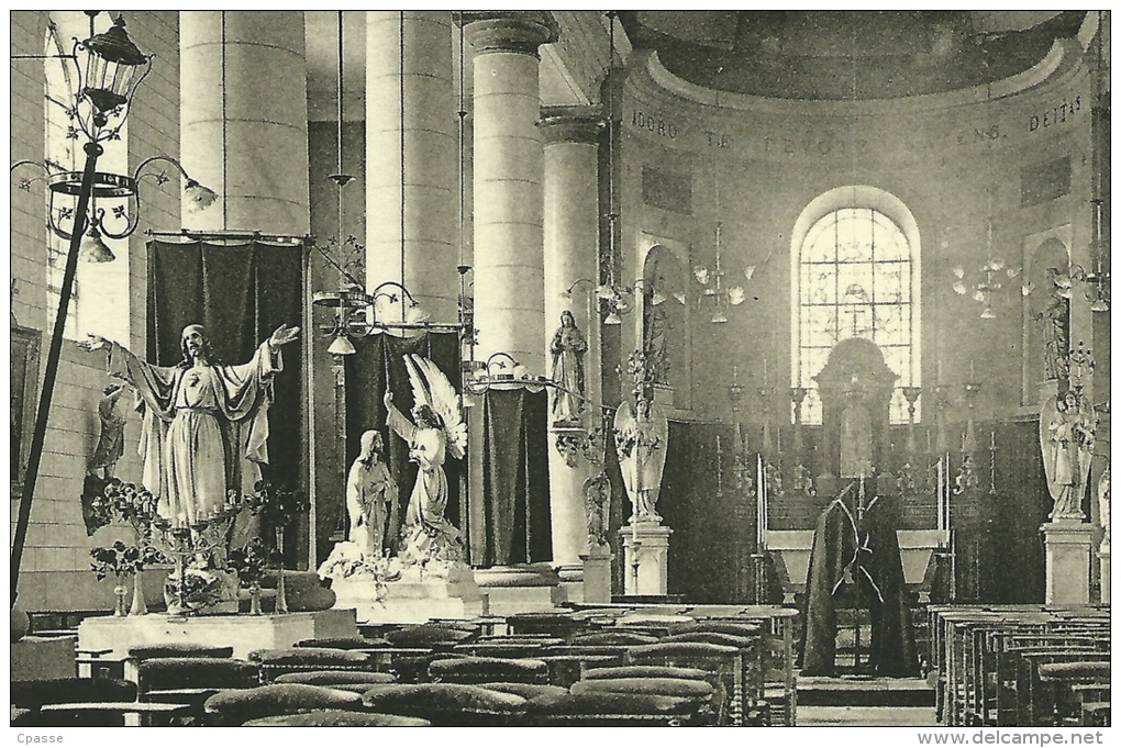 CPA BELGIQUE - WAUTHIER - Intérieur De L' Eglise ° Phototypie A. Dohmen (rare) - Kasteelbrakel