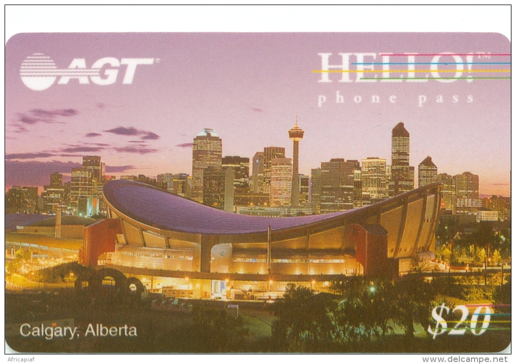 CANADA Calgary Alberta Carte AGT 20$ Bande Magnétique - Canada