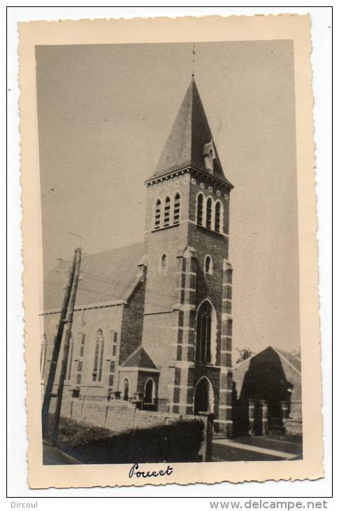 24698  -   Environs De  Hannut  -  Waremme -    Poucet -  L'église   -  Carte Photo - Borgworm