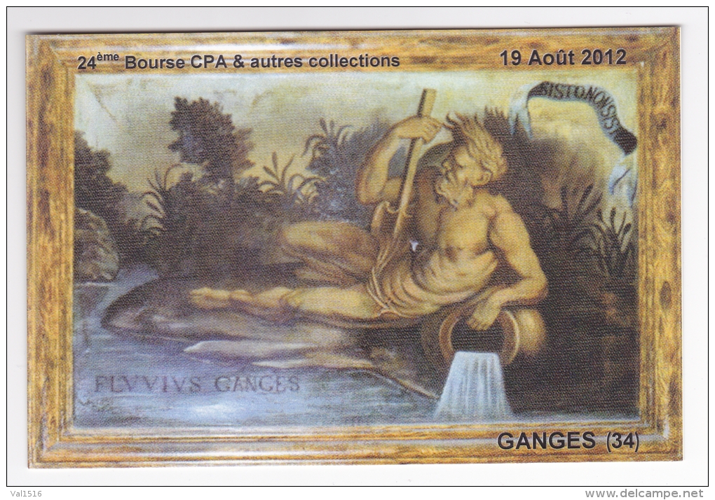 GANGES - 24è Bourse CPA - 19 Aout 2012 - Fresque 1523 Du Chateau De La Marquise De Ganges - 10x15cm - Ganges