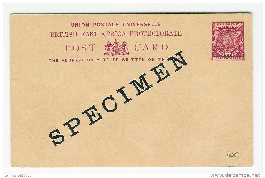 EAST AFRICA PROTECTORATE ENTIER POSTAL CARTE   SPECIMEN  POSTAL STATIONERY - África Oriental Británica