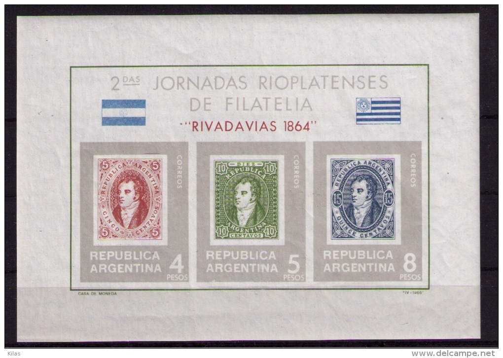 ARGENTINA 1966  Rio Plata - Blocks & Sheetlets