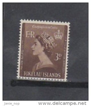 Tokelau-1953 Coronation Queen Elizabeth II  4 MNH - Tokelau