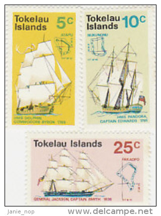 Tokelau-1970 Discovery Of  Tokelau Islands 22-24 Set MNH - Tokelau