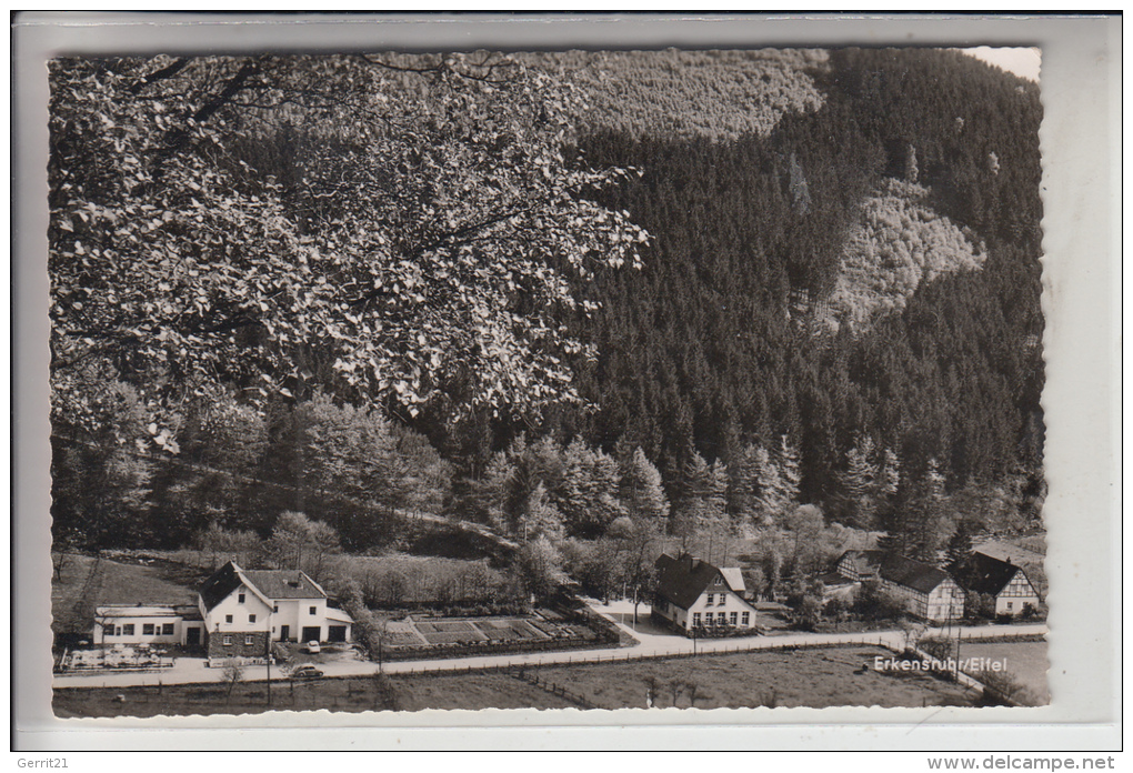 5107 SIMMERATH - ERKENSRUHR, Cafe - Pension Restaurant "Hubertus" 1958 - Simmerath