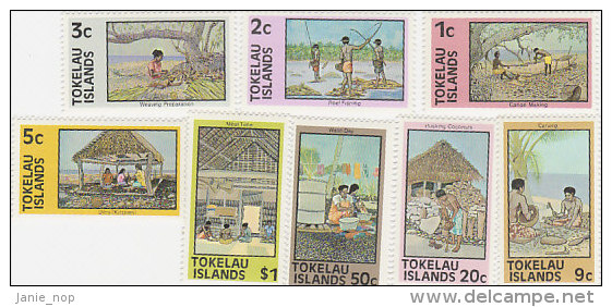 Tokelau-1976 Local Life 49-56 MNH - Tokelau