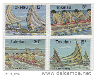 Tokelau-1978 Canoe Racing 65-68 MNH - Tokelau