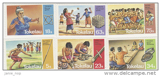 Tokelau-1983 Traditional Games 97-102 MNH - Tokelau