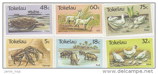 Tokelau-1986 Fauna 132-137 MNH - Tokelau