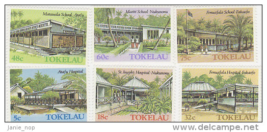 Tokelau-1986 Hospitals And Schools 126-131 MNH - Tokelau