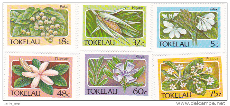 Tokelau-1987 Flowers MNH - Tokelau