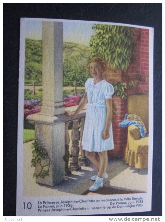 1938: Joséphine-Charlotte Vacances Chromo -image:Chocolat Belge Côte-d'Or:série Enfants Royaux De Belgique - Côte D'Or