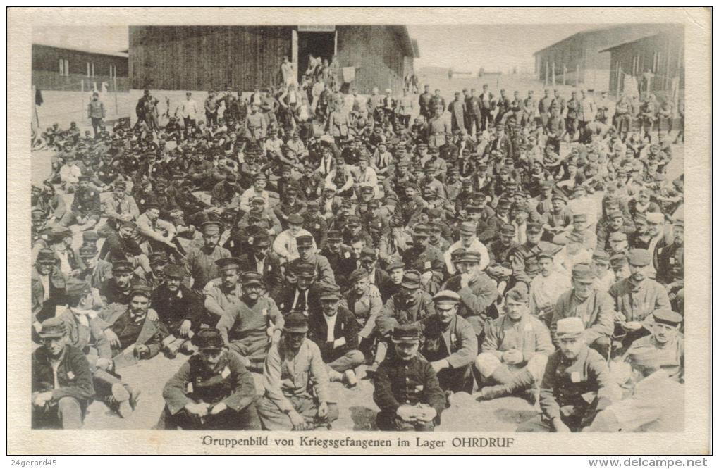 CPA MILITAIRE OHRDRUF (Allemagne-Thuringe) - Camp Prisonniers 1914/18 : Gruppenbild Von Kriegsgefangenen - Autres & Non Classés