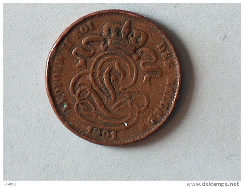 Belgique 1 Cent 1901 - 1 Centime