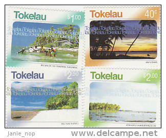 Tokelau-2001 Island Scenery 298-301 MNH - Tokelau
