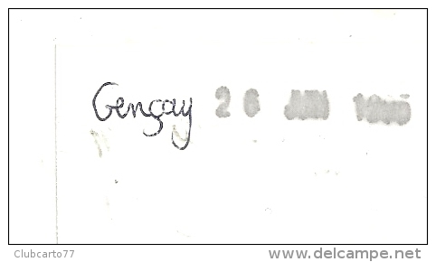 Gencay (86) :  Photo Projet CP GF Le Magasin De Plomberie "Durot" Pris Du Café Restaurant   En 1995 (animé) RARE. - Gencay