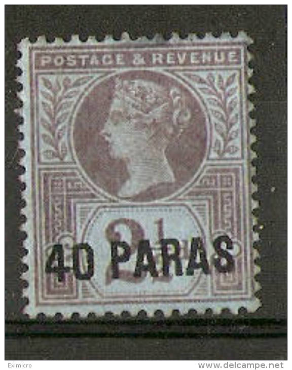 BRITISH LEVANT 1887 40pa On 2½d SG 4 MOUNTED MINT Cat £18 - Britisch-Levant