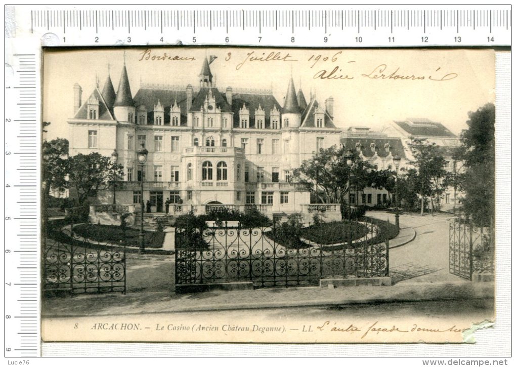 ARCACHON -  Le Casino - Ancien Château  Deganne - Arcachon