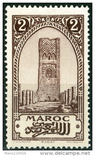 MAROCCO, MAROC, COLONIA FRANCESE, FRENCH COLONY, RABAT, 1923, NUOVO,  (MNG), Scott 91, YT 99, Michel 50 - Unused Stamps