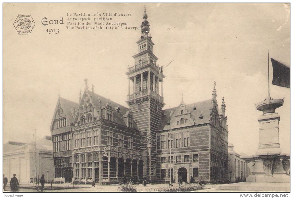 Exposition Universelle De Gand 1913.Le Pavillon De La Ville D'Anvers - Expositions