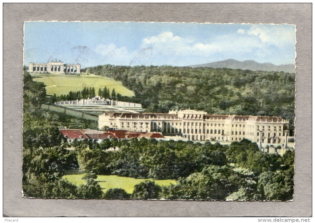 40487       Regno  Unito,  Wien  -  Schloss  Schonbrunn  Und  Gloriette,  VG  1959 - Schloss Schönbrunn