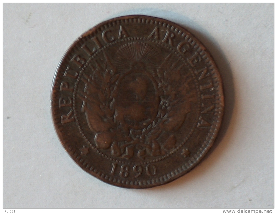 Argentine Dos Centavos 1890 - Argentine