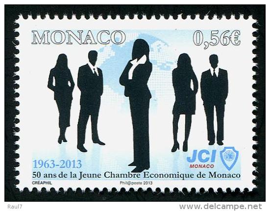 MONACO - 2013 - 50 Ans Jeune Chambre économique De Monaco - 1v Neufs // Mnh - Unused Stamps