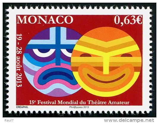 MONACO - 2013 - Festival Du Théatre Amateur - 1v Neufs // Mnh - Unused Stamps