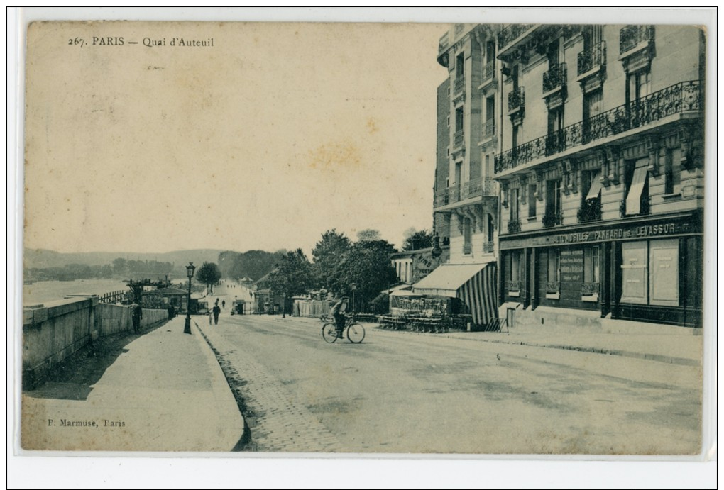 75 - PARIS - Quai D' Auteuil - Animée, Voir Scan - Autres & Non Classés