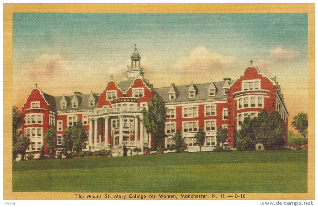 The Mount St. Mary College For Women  Manchester N. H.  A-2608 - Manchester