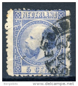 Very Old 5 Cent Stamp From Holland, Faulty - Used Stamps