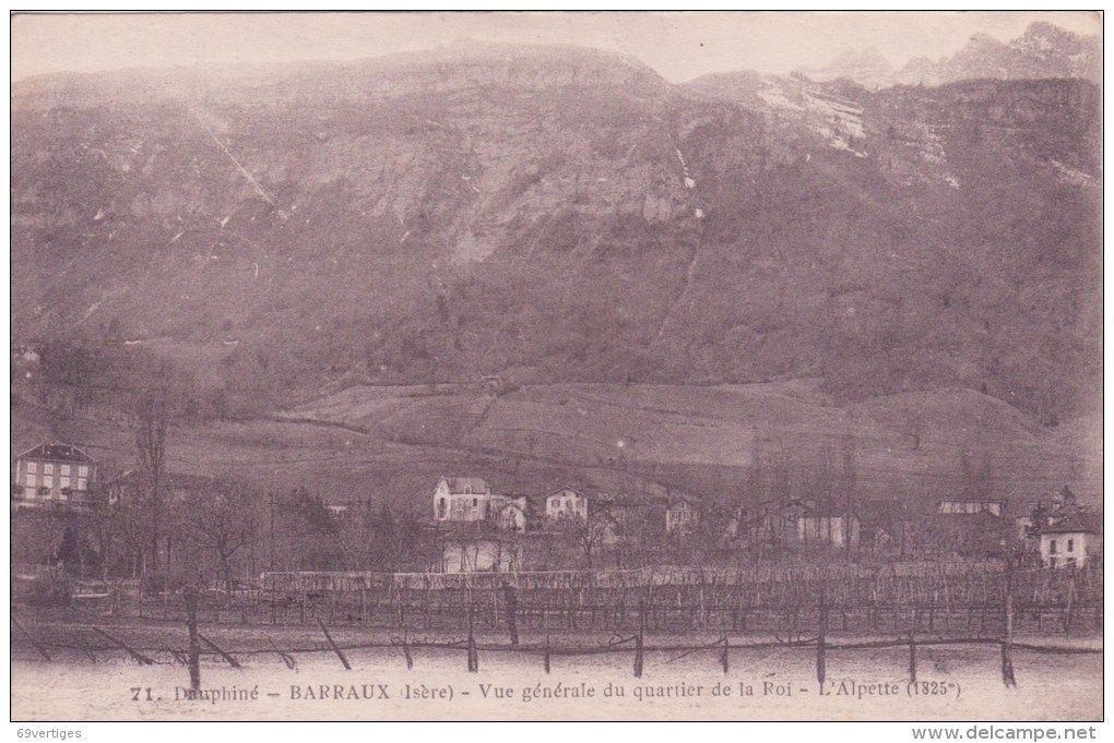 38 BARRAUX, Vue Générale Du Quartier De La Roi, L'Alpette - Barraux