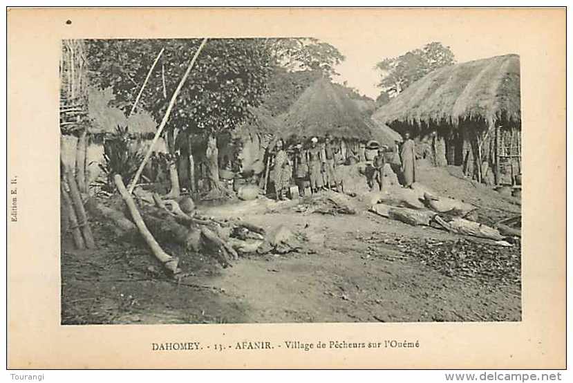 Juin13 605 : Dahomey  -  Afanir  -  VIllage De Pêcheurs Sur L´Ouémé - Benin