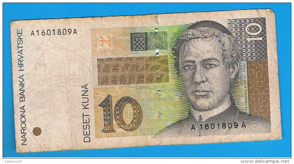 CROACIA -  10 Kuna 1993  P-29 - Croacia