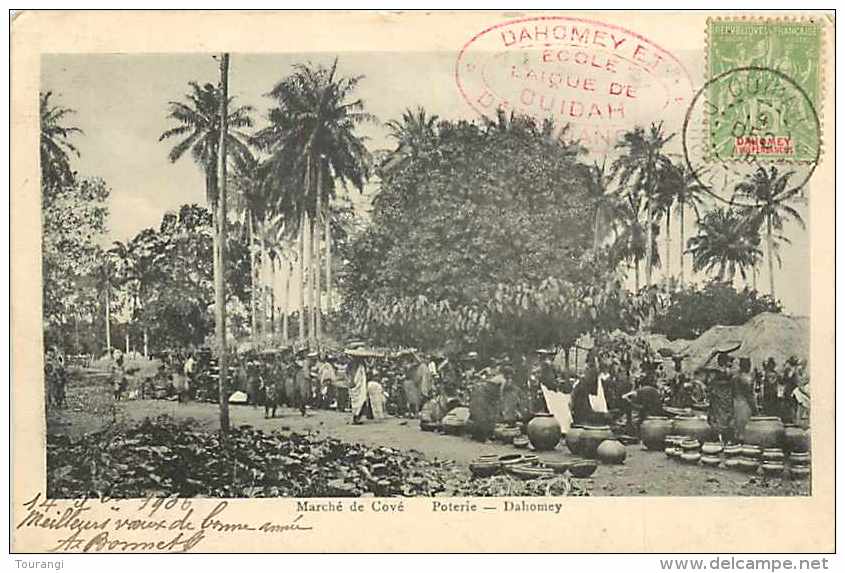 Juin13 639 : Dahomey  -  Poterie  -  Marché De Cové - Benin