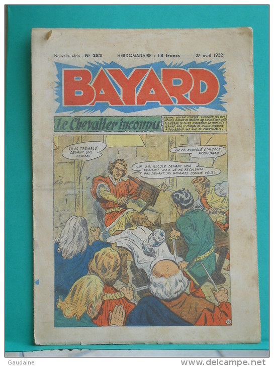 BAYARD - Le Chevalier Inconnu - N° 282 Du 27 Avril 1952 - Bayard