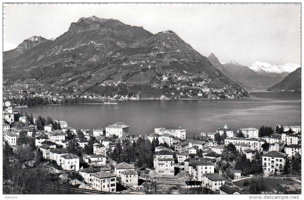 LUGANO, Paradiso, E Monte Brè, Fotokarte Nicht Gelaufen Um 1950 - Paradiso