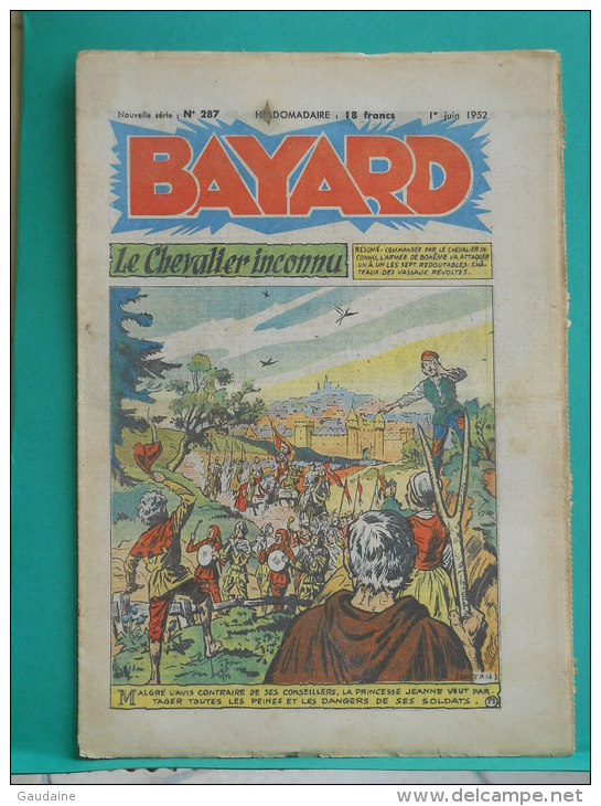 BAYARD - Le Chevalier Inconnu - N° 287 Du 1er Juin 1952 - Bayard